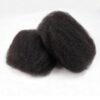 Afro kinky bulk human hair for braiding natural black texture