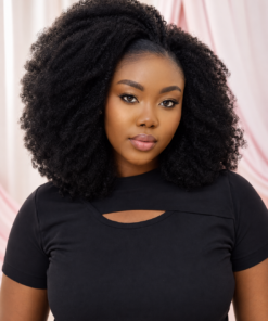 Ewa 4C Half Wig Human Hair | Crest Afro Kinky Wig