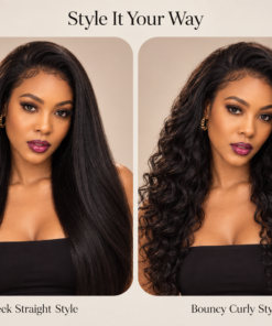 Alternative view of Mma Half Wig Human Hair | Crest Relaxed or Silk pressed Hair