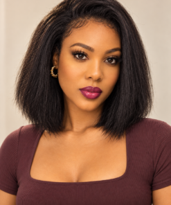 Alternative view of Uyi Blow out Half Wig Human Hair | Crest Kinky Straight Hair