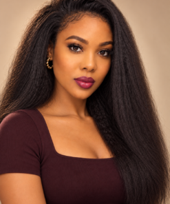 Uyi Blow out Half Wig Human Hair | Crest Kinky Straight Hair